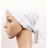 Doctor Nurse Cook Surgical Cap Seamless Hospital Cap - Bandana White 5 Pieces