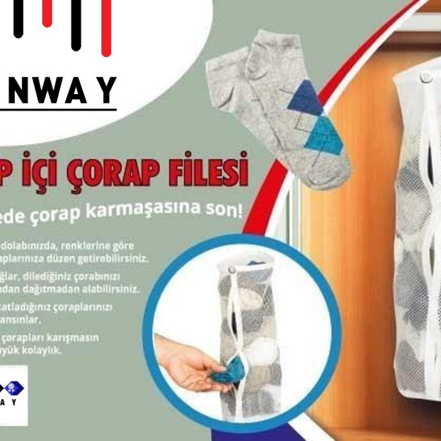 Hangable Inside Closet Clean Sock Organizer Sock Net Hanger