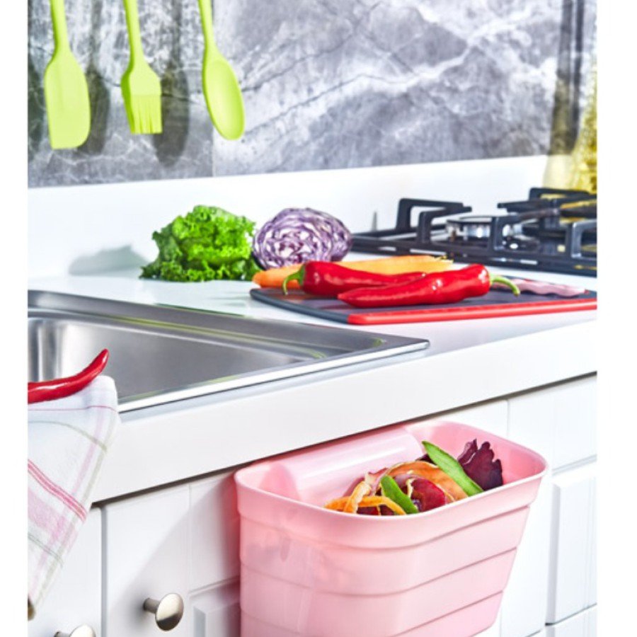 Cabinet Door Organizer - Countertop Trash Bin Cabinet Door Organizer - Countertop Trash Bin