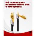 Convertible 4-Head Fast Charging Cable – 1.2m, 65W, Durable and Flexible Design Convertible 4-Head Fast Charging Cable – 1.2m, 65W, Durable and Flexible Design