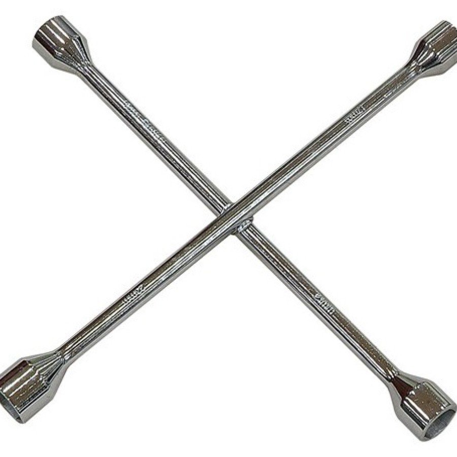 Quadruple Lug Wrench Chrome Steel Full Professional Socket Lug Nut For All Vehicles