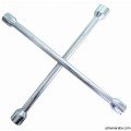 Quadruple Lug Wrench Chrome Steel Full Professional Socket Lug Nut For All Vehicles