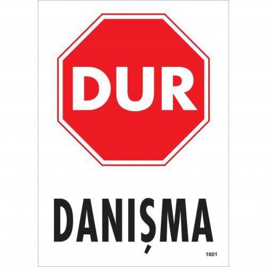 Stop Advisory Warning Sign 25x35 CODE:1601 Stop Advisory Warning Sign 25x35 CODE:1601