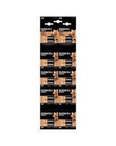 Duracell 20-pack Color Chart 1.5 V Alkaline AA Pen Battery