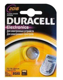 Duracell CR 2016 Lithium Battery 3 Volt