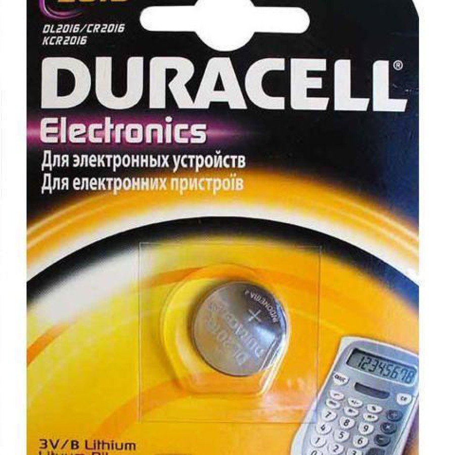 Duracell CR 2016 Lithium Battery 3 Volt