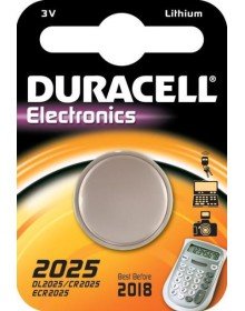 Duracell CR 2025 Lithium Battery 3 Volt