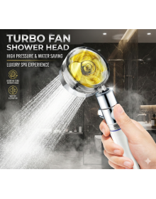 Shower Head Cooling Design with Turbo Fan