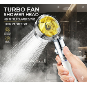 Shower Head Cooling Design with Turbo Fan