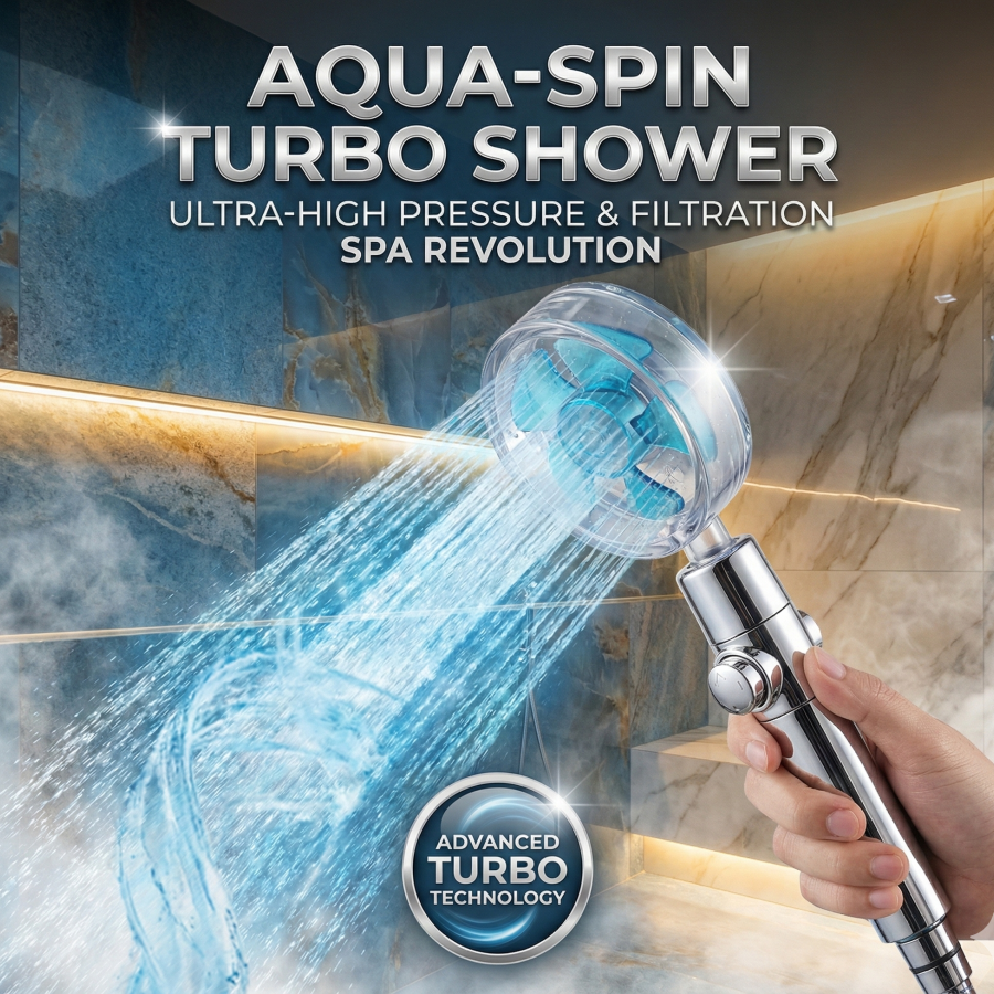 Duş Başlığı Turbo Pervaneli Serinletici Tasarım Duş Başlığı Turbo Pervaneli Serinletici Tasarım