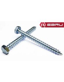 Ebru Hexagon Head Triphone Screw 8x90 - 10 Pcs