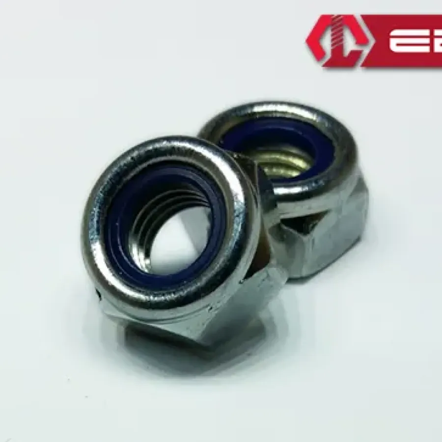 Hexagon Fiber Nut M6 - 10 Pieces