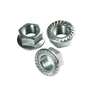 Hexagon Flange Nut M6 - 10 Pieces