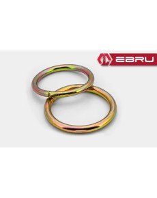Ebru Round Steel Ring 16 - 10 Pieces