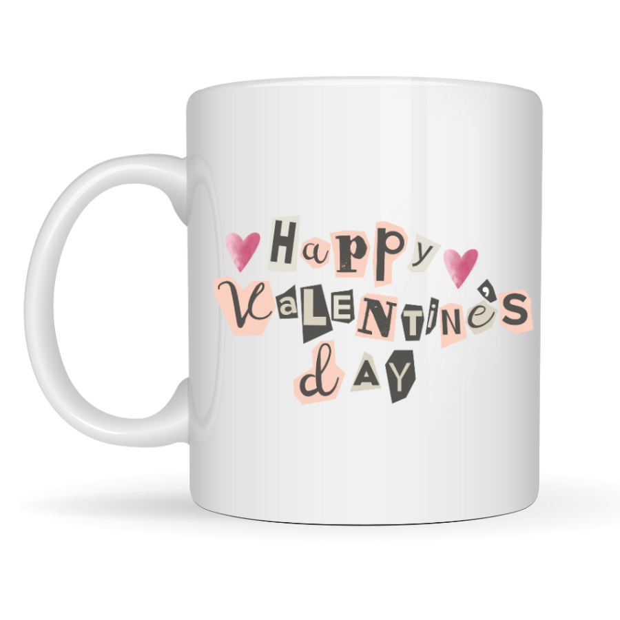 Happy Valentine s Day Porcelain Mug – Model 1 Valentine s Day Gift