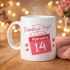 Valentine's Day Special Porcelain Mug - Model 5 - February 14 Themed Love Cup - Gift Idea