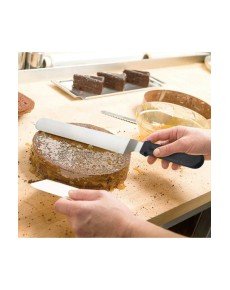 Oblique Cake Plating Spatula Metal 33 Cm
