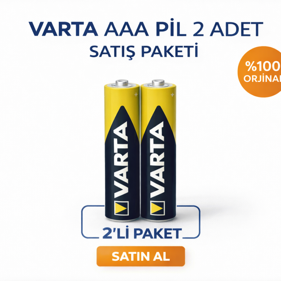 Varta AAA Thin Pen Battery 1.5V Super Heavy Duty R03 Zinc Carbon 2 Pack 1