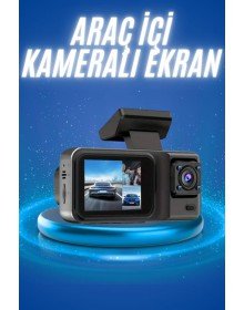 Screen Driving Recorder DVR with Front and Rear Camera Full HD Resolution