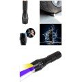 Flashlight White Yellow And Purple Color Illumination Q5 Led