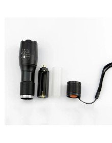 Flashlight White Yellow And Purple Color Illumination Q5 Led