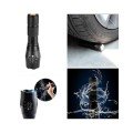 Flashlight White Yellow And Purple Color Illumination Q5 Led