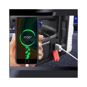 Flashlight Solar Panel LED Powerbank Cob Flashlight