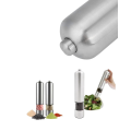 Electric Spice Grinder Battery Operated Stainless Steel Automatic Salt Pepper Mill