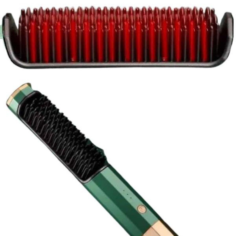 Electric Blow Dryer Comb Straightener Anti-Frizz Blown