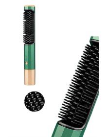 Electric Blow Dryer Comb Straightener Anti-Frizz Blown