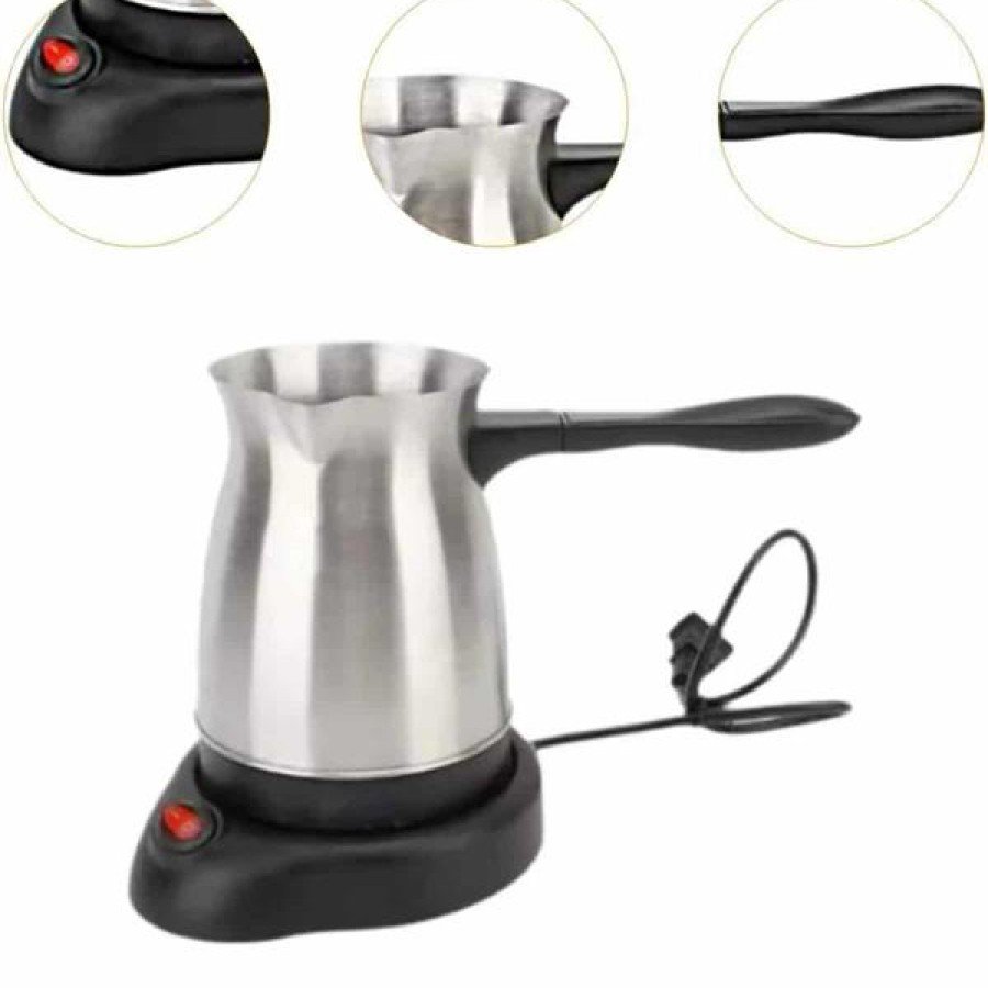 Electric Turkish Coffee Machine with Electric Cevze Grounds