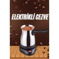 Electric Turkish Coffee Machine with Electric Cevze Grounds