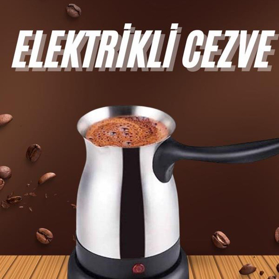 Electric Turkish Coffee Machine with Electric Cevze Grounds