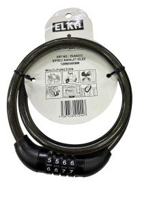 Elka 312 Combination Bicycle Lock 80 cm Elka 312 Combination Bicycle Lock 80 cm
