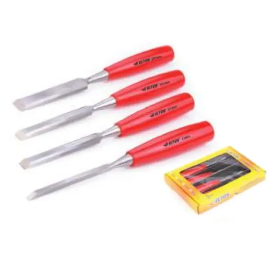 Eltos Chisel Set 4 Pieces - 6,12,18,25mm