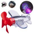 26786 Motorcycle Decoration Plane with LED Lights, Battery-Free, Red-Blue Light Effect