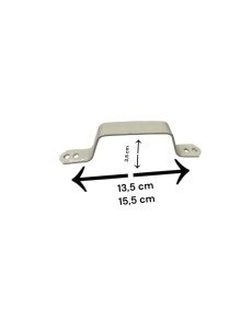 Iron Joinery Handle White Coated Iron Joinery Handle White Coated