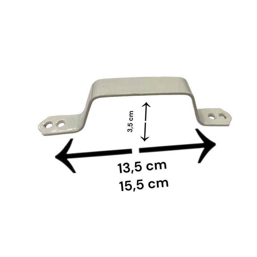 Iron Joinery Handle White Coated Iron Joinery Handle White Coated