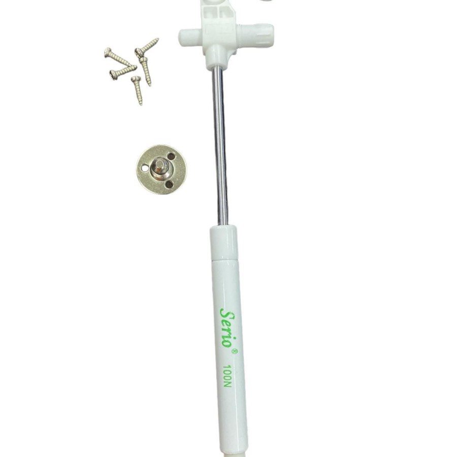 Gas Closet Door Piston with Brake 100 N White Gas Closet Door Piston with Brake 100 N White