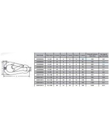 Carabiner with Spring 4 mm (5 Pieces)