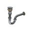 Chrome Sink Siphon Pop-Up with Stop 32 mm