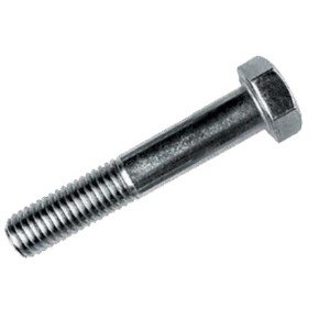 M18X120 Bolt White Half Pass 2 Pieces
