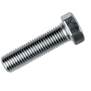 M20X50 Bolt DIN White Full Pass 2 Pieces