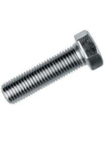 M8X45 Bolt White Full Pass 10 Pieces