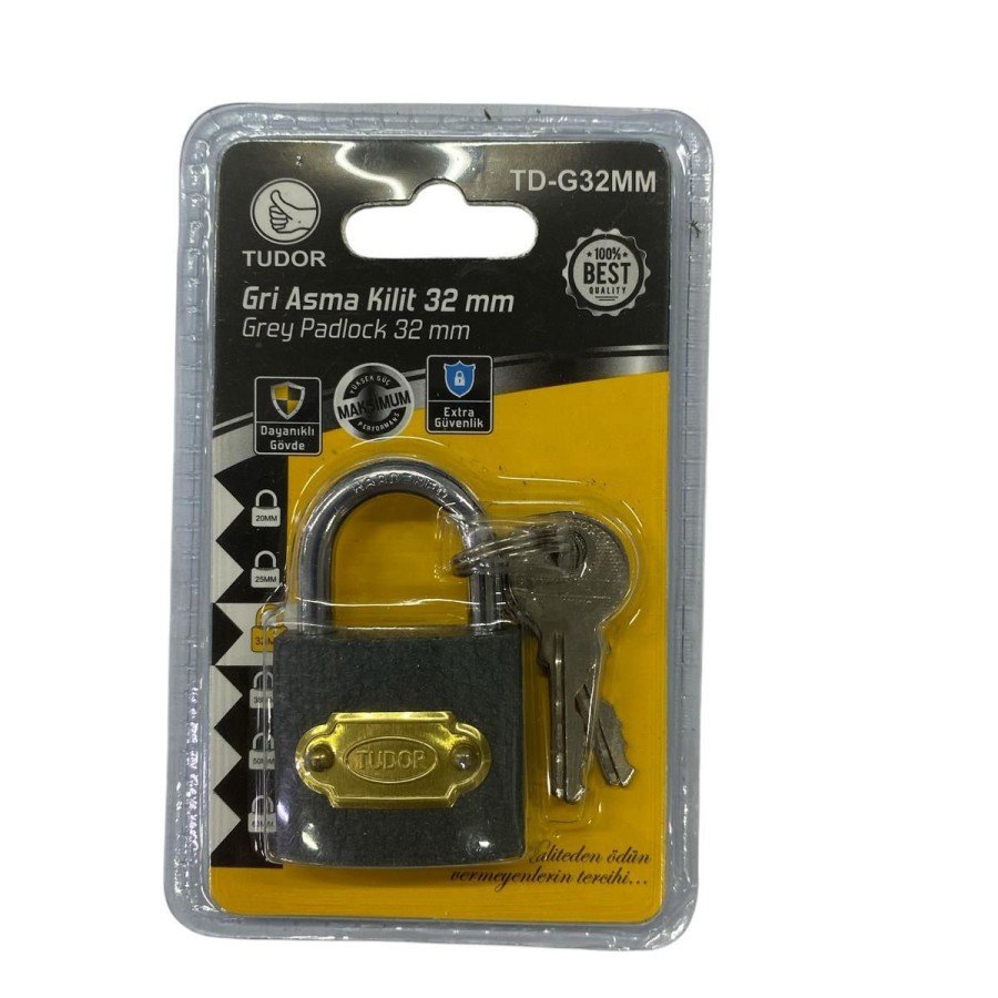 Tudor 32 mm Short Gray Padlock Tudor 32 mm Short Gray Padlock