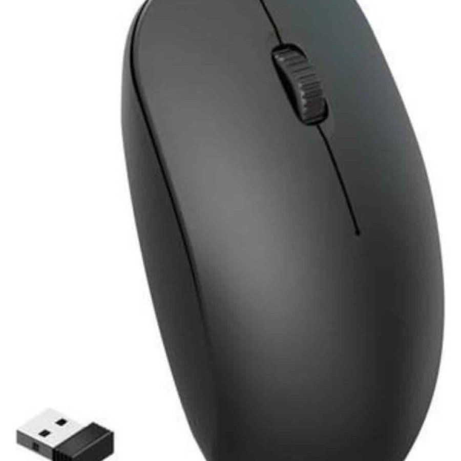 Ergonomic Design Wireless Black Mouse Sensitive Long Lasting