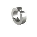 Men s Earring - 1 Piece Steel Clip Earring Stainless Steel Silver Color Earring Men s Earring - 1 Piece Steel Clip Earring Stainless Steel Silver Color Earring