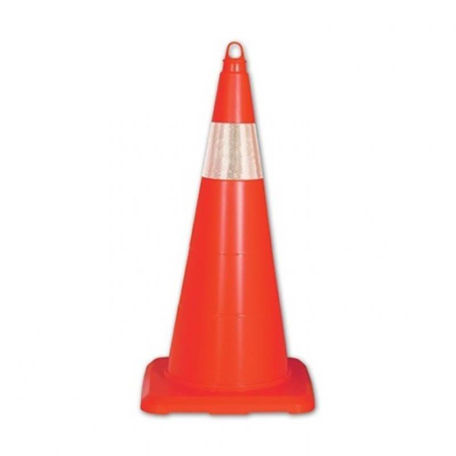 Flexible Unbreakable Traffic Cone 50 cm with Single Reflector Flexible Unbreakable Traffic Cone 50 cm with Single Reflector