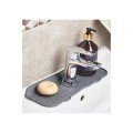 Flexible Faucet Sink Mat - Kitchen Bathroom Faucet Water Trap Dish Sponge Mat