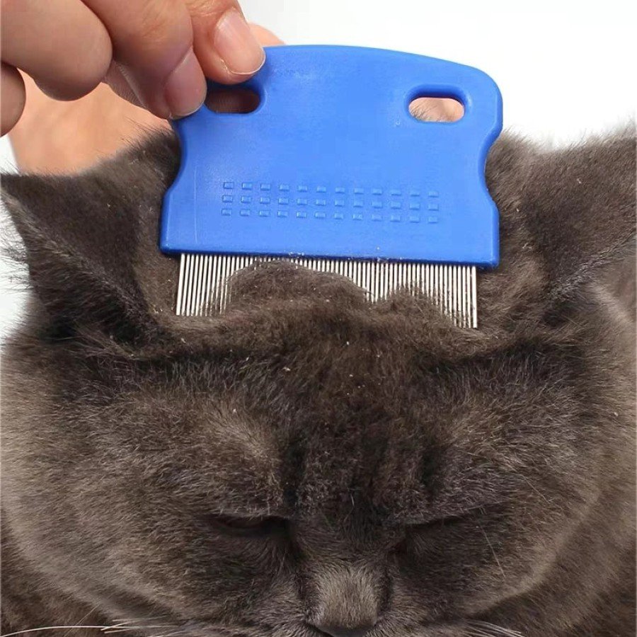 Pet Grooming Comb – Cat Dog Rabbit Fine Tooth Lice Flea Comb